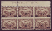 CAC03x61 Canada # C3 F MNH** plate block of 6, Air Mail Stamp 1932